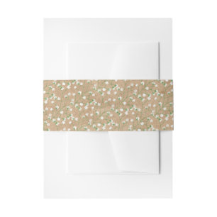 Bandeau De Faire-part Respiration de bébé aquarelle Boho Chic Baptême Ma