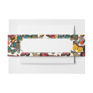 Bandeau De Faire-part Rétro motif floral 2