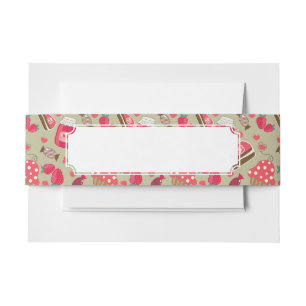 Bandeau De Faire-part Rétros bonbons