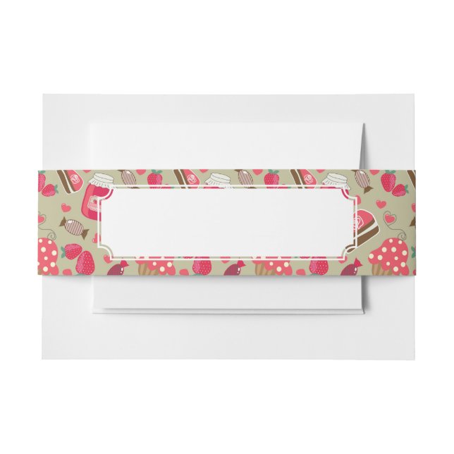 Bandeau De Faire-part Rétros bonbons (Devant Example)