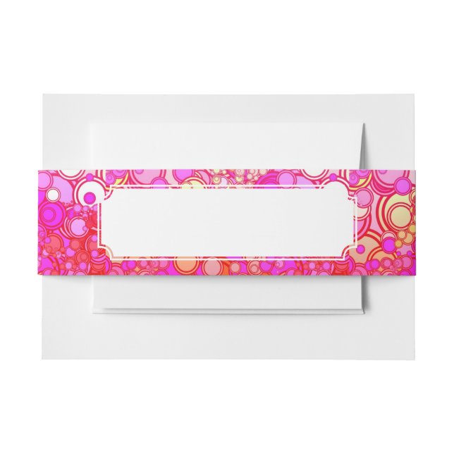 Bandeau De Faire-part Rétros cercles (Devant Example)