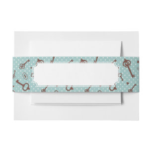 Bandeau De Faire-part Rétros clés de Valentine