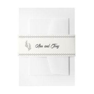 Bandeau De Faire-part Romance Moderne du Désert Bohémien