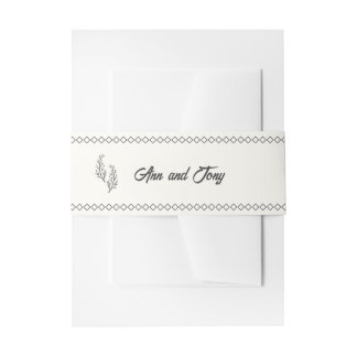 Bandeau De Faire-part Romance Moderne du Désert Bohémien |