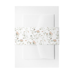 Bandeau De Faire-part Romantique Trail Floral