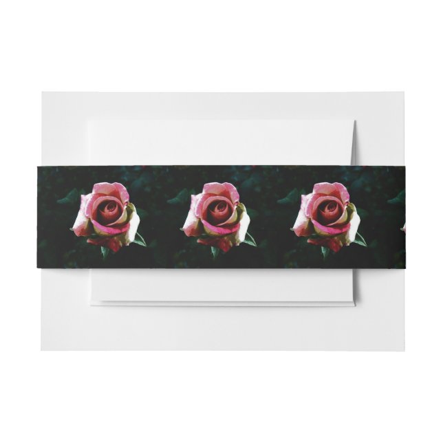 Bandeau De Faire-part rose (Devant Example)