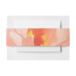 Bandeau De Faire-part Rose aquarelle française
