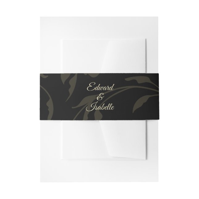 Bandeau De Faire-part Rose victorien (Devant example)
