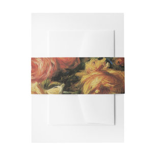 Bandeau De Faire-part Roses dans un vase de Renoir, Shower Floral de Mar