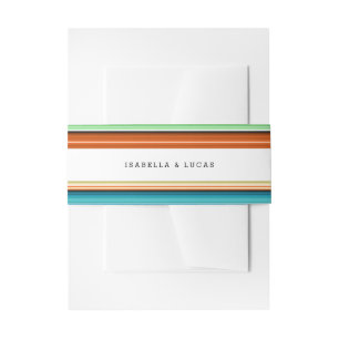 Bandeau De Faire-part Serape été   Mariage de bandes latérales