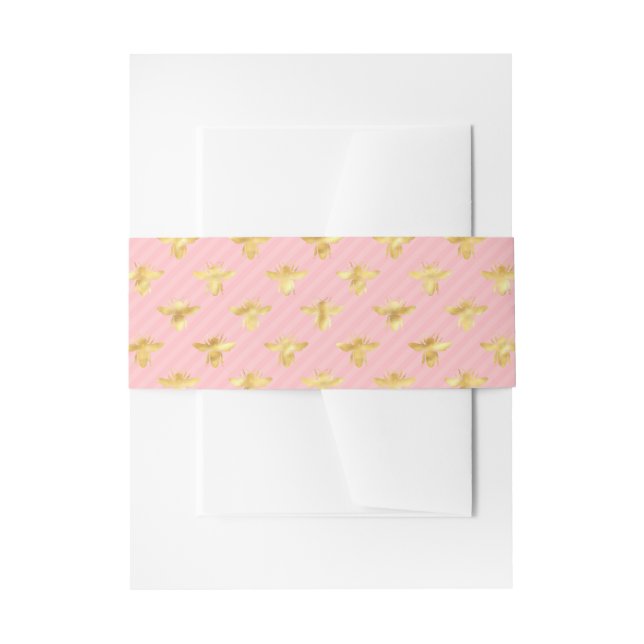Bandeau De Faire-part Série Princess Bee Design #7    (Devant example)