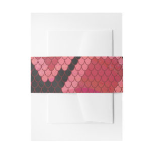 Bandeau De Faire-part Serpent noir et rouge