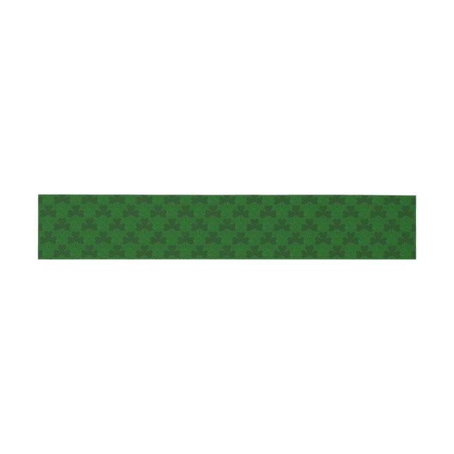 Bandeau De Faire-part Shamrock (Plat)
