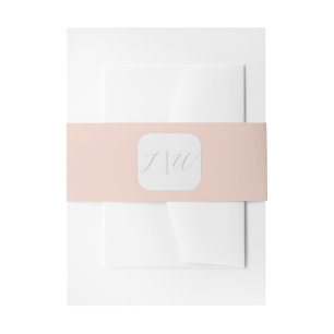 Bandeau De Faire-part Simple Blush   Sage Modern 2 Mariage