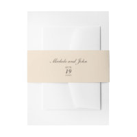 Simple crème Tan Beige Vintage Belly Bandes