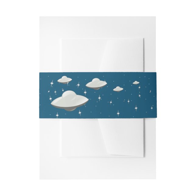 Bandeau De Faire-part Soucoupe volante (Devant example)