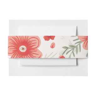 Bandeau De Faire-part Spring Poppies Faire-part de mariage Suite Belly B