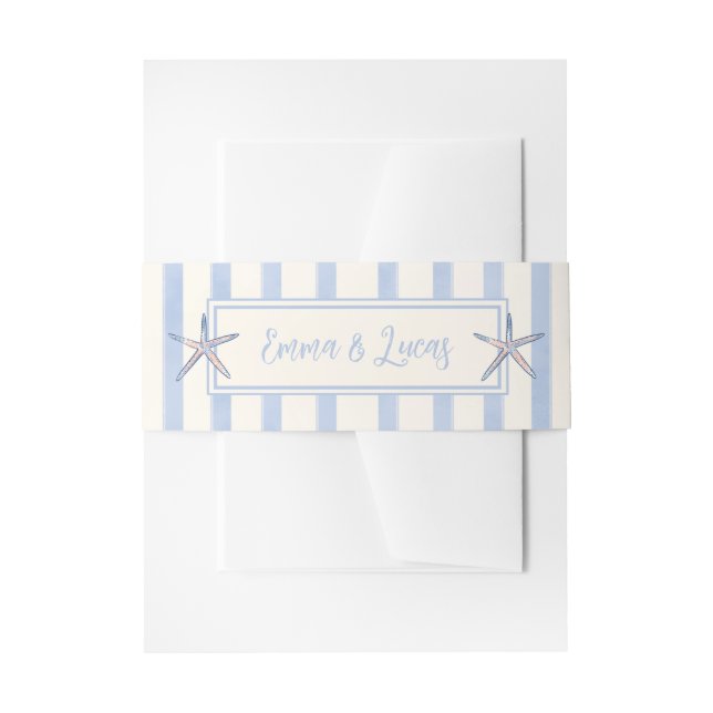 Bandeau De Faire-part star fish (Devant example)