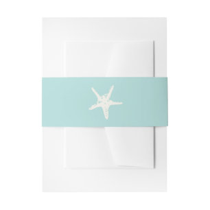 Bandeau De Faire-part Starfish Belly Band, Mariage plage