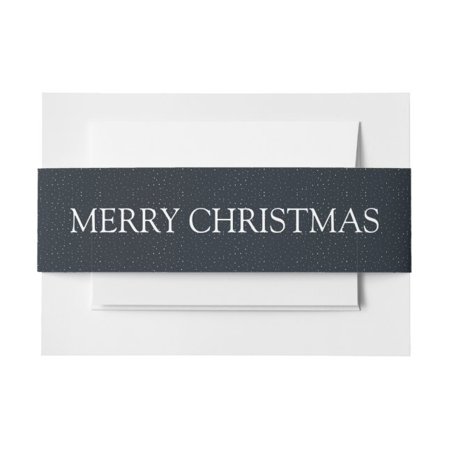 Bandeau De Faire-part Starry Night Invitation Belly Band (Devant Example)