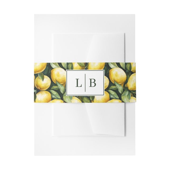 Bandeau De Faire-part Sunny Lemon Mariage (Devant example)