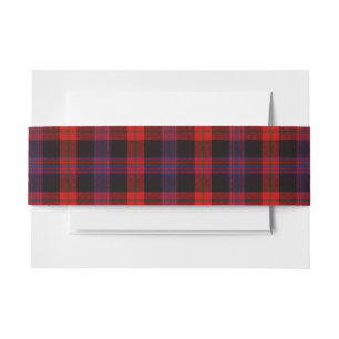 Bandeau De Faire-part Tartan Belly Band d'Écosse Brown