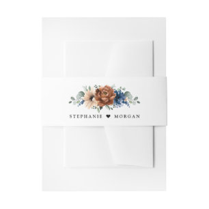 Bandeau De Faire-part Terracotta Marine Bleu Vert Mariage géométrique