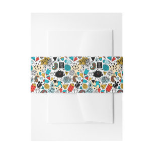 Bandeau De Faire-part Tête folle