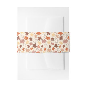 Bandeau De Faire-part Thanksgiving jour design, automne feuilles naturel