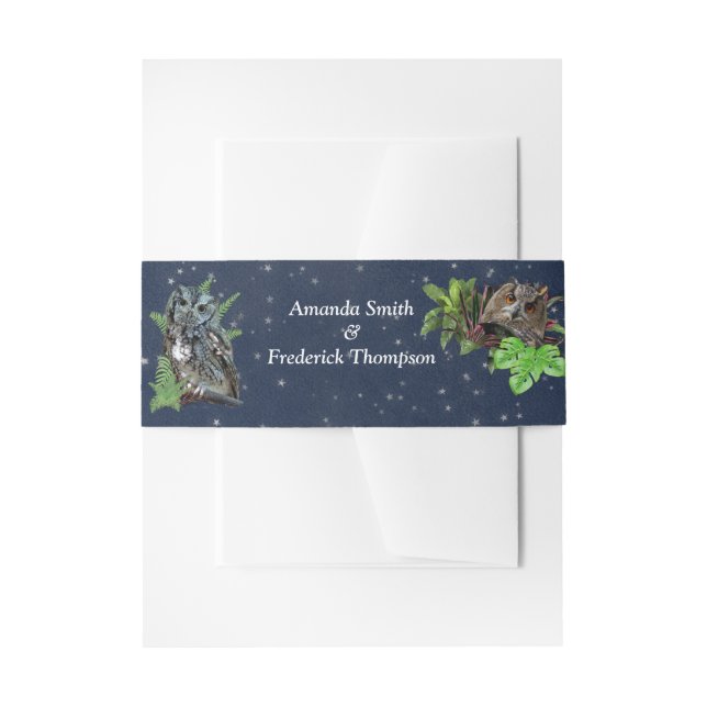 Bandeau De Faire-part Thème de fête nocturne (Devant example)