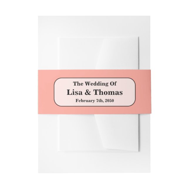 Bandeau De Faire-part Thème de mariage esprit libre inspiré Boho (Devant example)