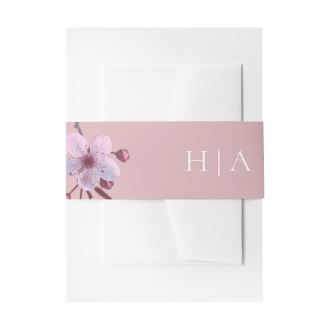 Bandeau De Faire-part Thème Sakura (Devant example)
