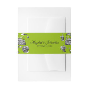 Bandeau De Faire-part Toile & Calligraphie Mariage modifiable