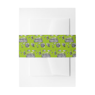Bandeau De Faire-part Toile & Calligraphie Mariage modifiable