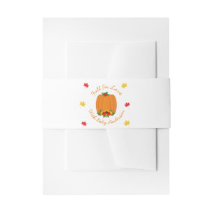 Bandeau De Faire-part Tomber dans le Baby shower de l'amour