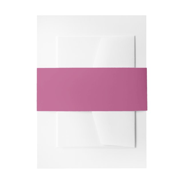 Bandeau De Faire-part Trend Color Pink Purple Invitation Bande de ventre (Devant example)