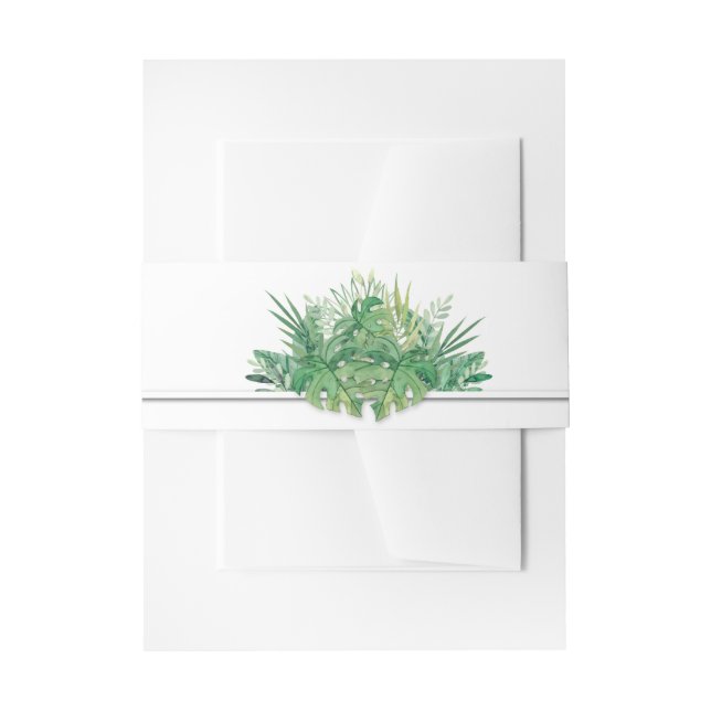 Bandeau De Faire-part Tropical (Devant example)