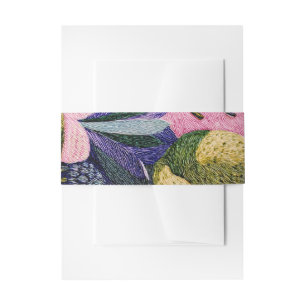 Bandeau De Faire-part Tropical Modernism Stationery Band