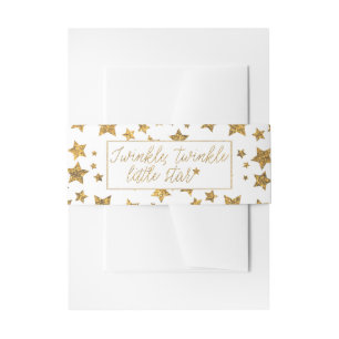 Bandeau De Faire-part Twink, Twinkle Little Star Baby shower