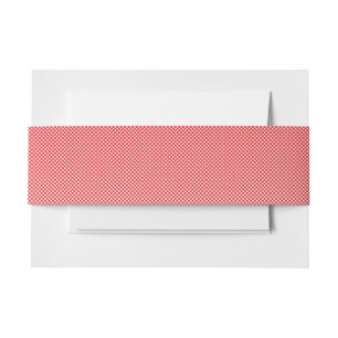 Bandeau De Faire-part un arrière - plan rouge et blanc avec de petits ca