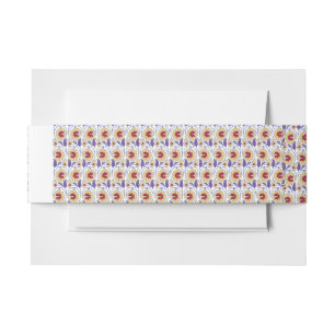 Bandeau De Faire-part Un design dynamique avec création jaune et orange