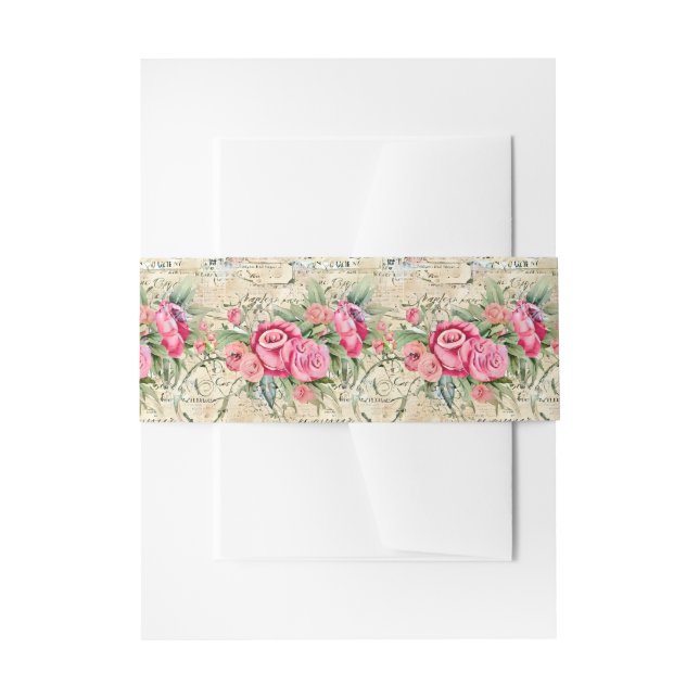 Bandeau De Faire-part Un Ephémère français série 26 (Devant example)