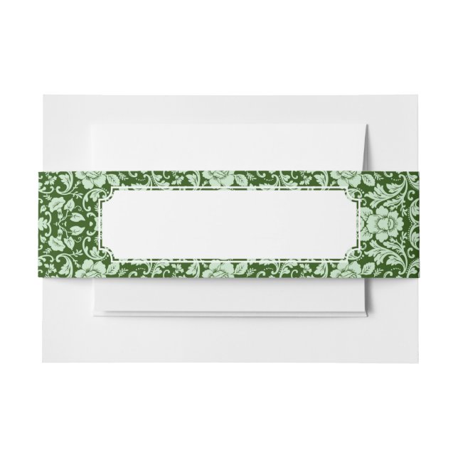 Bandeau De Faire-part Une damassé florale antique (Devant Example)