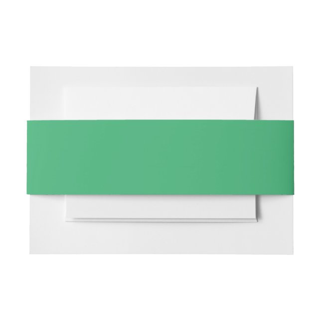 Bandeau De Faire-part Vert marin (Devant Example)