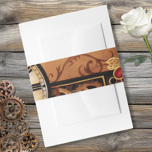 Bandeau De Faire-part Victorian Steampunk Elegance Mariage