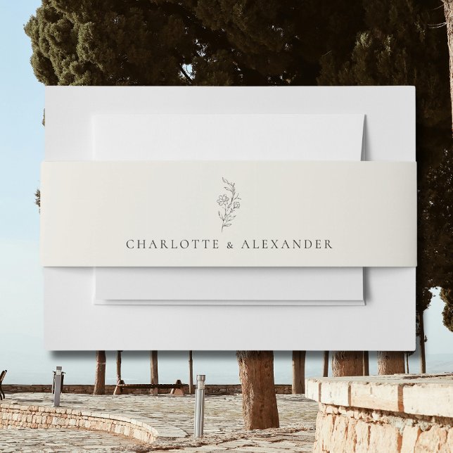 Bandeau De Faire-part Vieux argent ivoire (Créateur téléchargé)