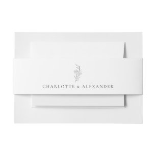 Bandeau De Faire-part Vieux argent Neutre/Transparent bg,