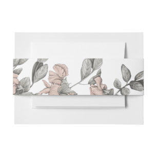 Bandeau De Faire-part Vintage Botanique Romantique Pois Doux