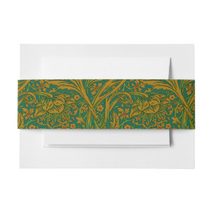 Bandeau De Faire-part Vintage William Morris Arcadia sans couture