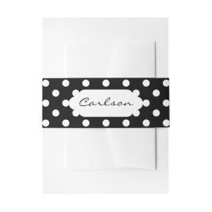Bandeau De Faire-part Vous Choisissez Arrière - plan Couleur et pois bla